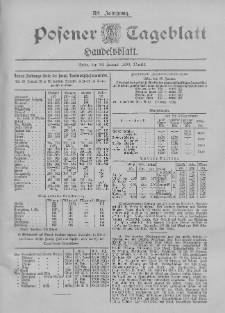 Posener Tageblatt. Handelsblatt 1899.01.30 Jg.38
