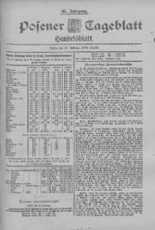 Posener Tageblatt. Handelsblatt 1899.02.28 Jg.38