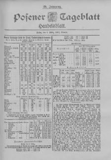 Posener Tageblatt. Handelsblatt 1899.03.08 Jg.38