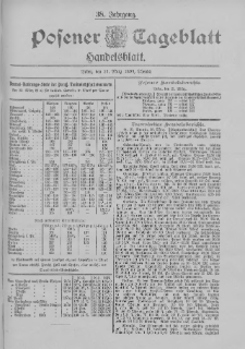 Posener Tageblatt. Handelsblatt 1899.03.21 Jg.38