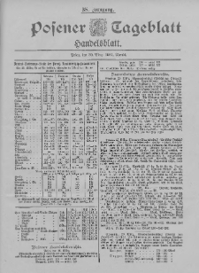 Posener Tageblatt. Handelsblatt 1899.03.30 Jg.38