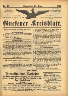 Gnesener Kreisblatt 1901.03.28 Nr25