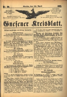 Gnesener Kreisblatt 1901.04.14 Nr30
