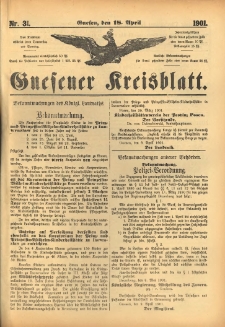 Gnesener Kreisblatt 1901.04.18 Nr31
