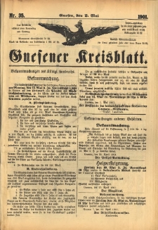 Gnesener Kreisblatt 1901.05.02 Nr35