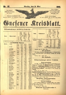 Gnesener Kreisblatt 1901.05.09 Nr37