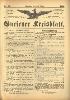 Gnesener Kreisblatt 1901.07.18 Nr57