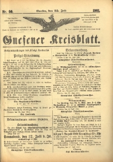 Gnesener Kreisblatt 1901.07.25 Nr59