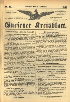 Gnesener Kreisblatt 1901.10.06 Nr80