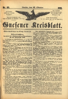 Gnesener Kreisblatt 1901.10.17 Nr83