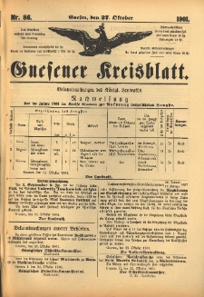 Gnesener Kreisblatt 1901.10.27 Nr86