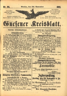 Gnesener Kreisblatt 1901.11.24 Nr94
