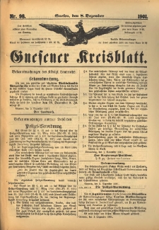 Gnesener Kreisblatt 1901.12.08 Nr98