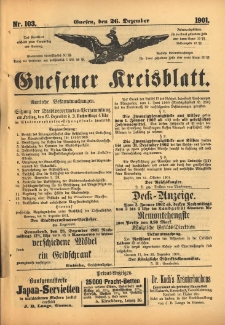 Gnesener Kreisblatt 1901.12.26 Nr103
