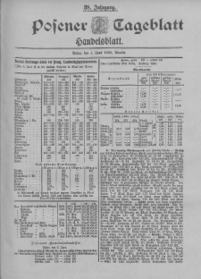 Posener Tageblatt. Handelsblatt 1899.06.05 Jg.38