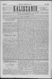 Kaliszanin : gazeta miasta Kalisza i jego okolic