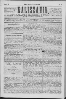 Kaliszanin : gazeta miasta Kalisza i jego okolic