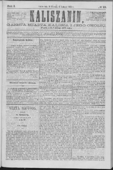 Kaliszanin : gazeta miasta Kalisza i jego okolic