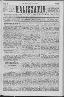 Kaliszanin : gazeta miasta Kalisza i jego okolic