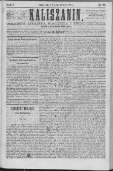 Kaliszanin : gazeta miasta Kalisza i jego okolic