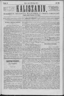 Kaliszanin : gazeta miasta Kalisza i jego okolic