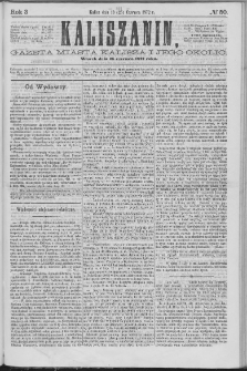 Kaliszanin : gazeta miasta Kalisza i jego okolic