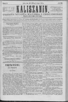 Kaliszanin : gazeta miasta Kalisza i jego okolic