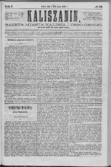 Kaliszanin : gazeta miasta Kalisza i jego okolic