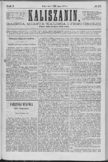 Kaliszanin : gazeta miasta Kalisza i jego okolic