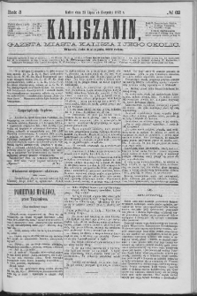 Kaliszanin : gazeta miasta Kalisza i jego okolic