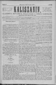 Kaliszanin : gazeta miasta Kalisza i jego okolic