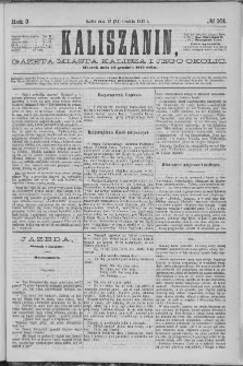 Kaliszanin : gazeta miasta Kalisza i jego okolic