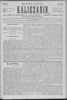 Kaliszanin : gazeta miasta Kalisza i jego okolic