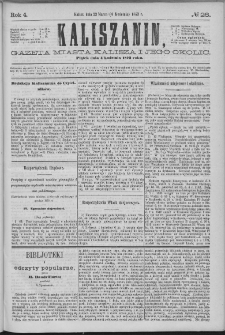 Kaliszanin : gazeta miasta Kalisza i jego okolic