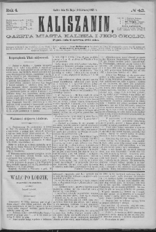 Kaliszanin : gazeta miasta Kalisza i jego okolic