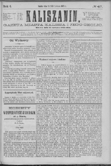 Kaliszanin : gazeta miasta Kalisza i jego okolic