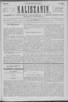 Kaliszanin : gazeta miasta Kalisza i jego okolic