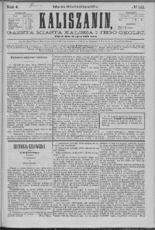 Kaliszanin : gazeta miasta Kalisza i jego okolic