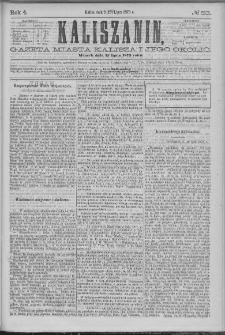 Kaliszanin : gazeta miasta Kalisza i jego okolic