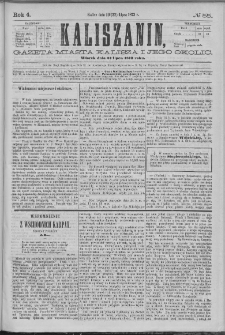 Kaliszanin : gazeta miasta Kalisza i jego okolic