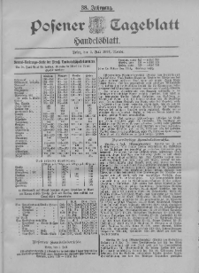 Posener Tageblatt. Handelsblatt 1899.07.01 Jg.38