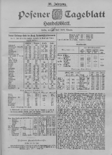Posener Tageblatt. Handelsblatt 1899.07.12 Jg.38