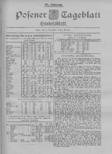 Posener Tageblatt. Handelsblatt 1899.09.05 Jg.38