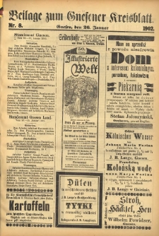 Beilage zum Gnesener Kreisblatt 1902.01.26 Nr8