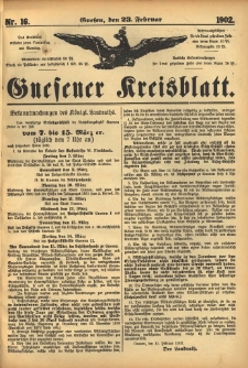 Gnesener Kreisblatt 1902.02.23 Nr16