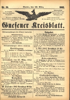Gnesener Kreisblatt 1902.03.23 Nr24