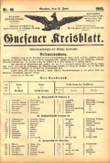 Gnesener Kreisblatt 1902.06.05 Nr45