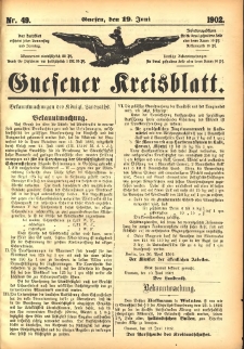 Gnesener Kreisblatt 1902.06.19 Nr49