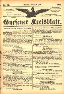 Gnesener Kreisblatt 1902.07.13 Nr56