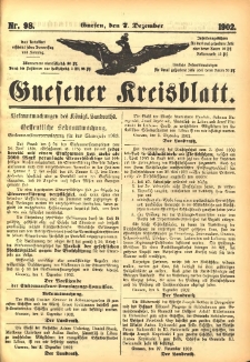 Gnesener Kreisblatt 1902.12.07 Nr98
